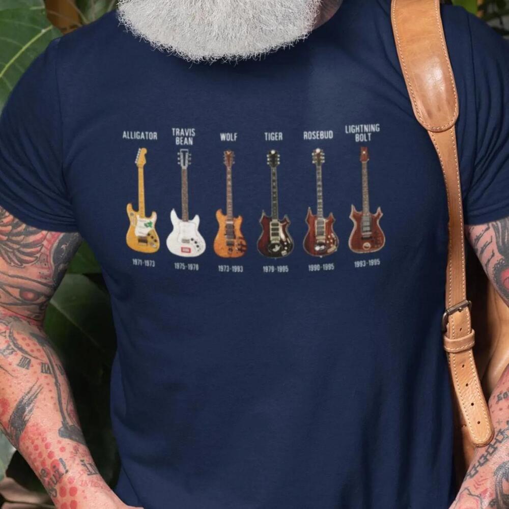 Jerry Garcia Guitar History Grateful Dead Heavyweight Unisex Crewneck T Shirt